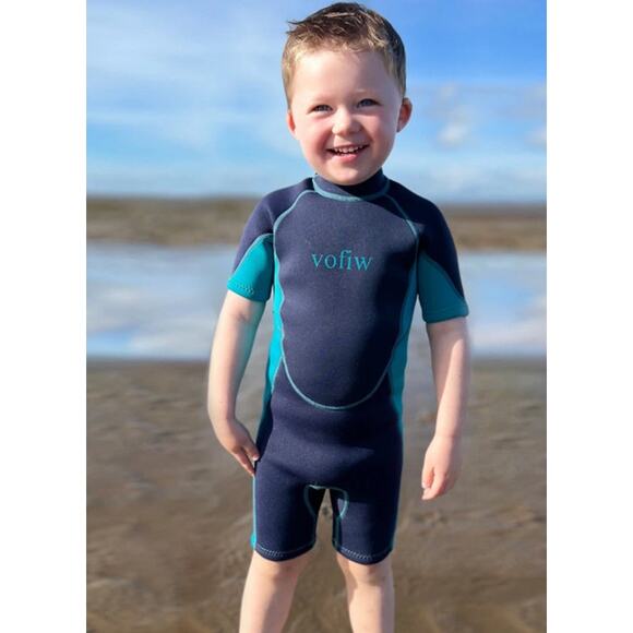 Vofiw Kids Shorty Wetsuit Size 2 - Picture 1 of 2